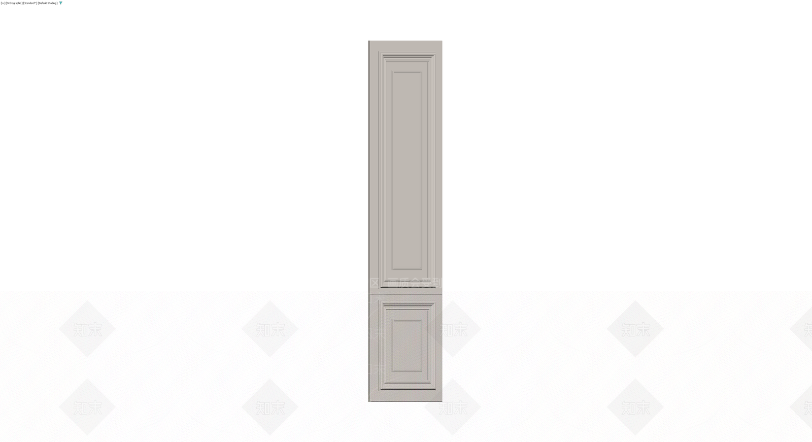 双板浮雕门体模型3D模型下载【ID:1229620743】