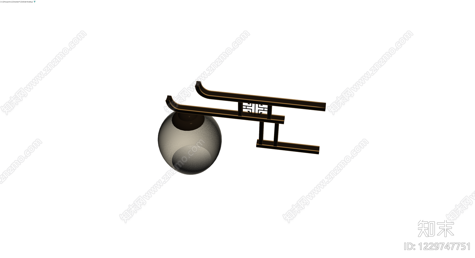 中式仿古宫灯3D模型下载【ID:1229747751】