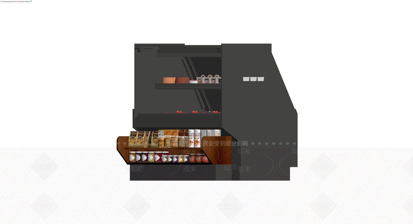 商用食品展示柜模型3D模型下载【ID:1229880621】