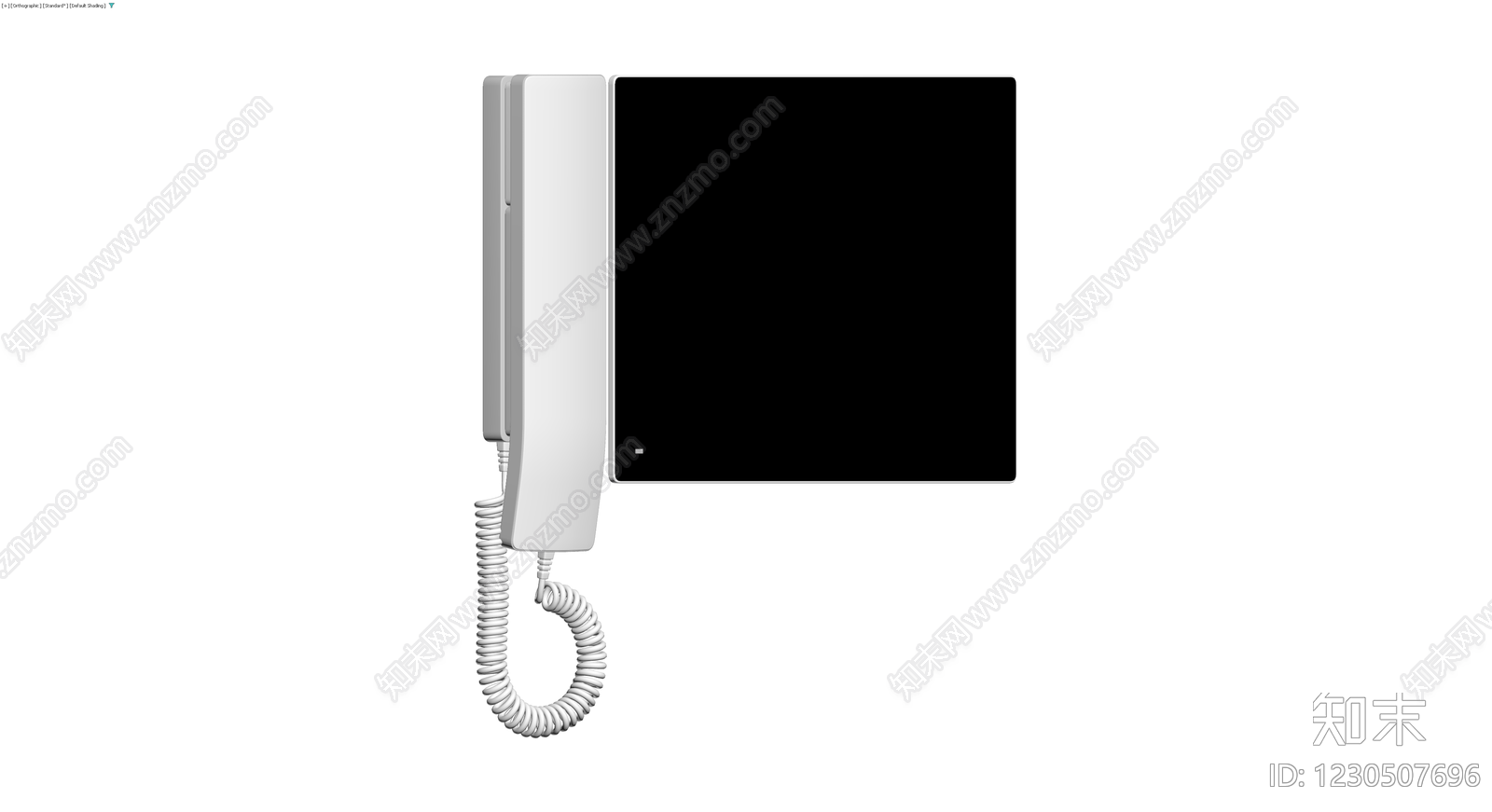 现代可视对讲机3D模型下载【ID:1230507696】