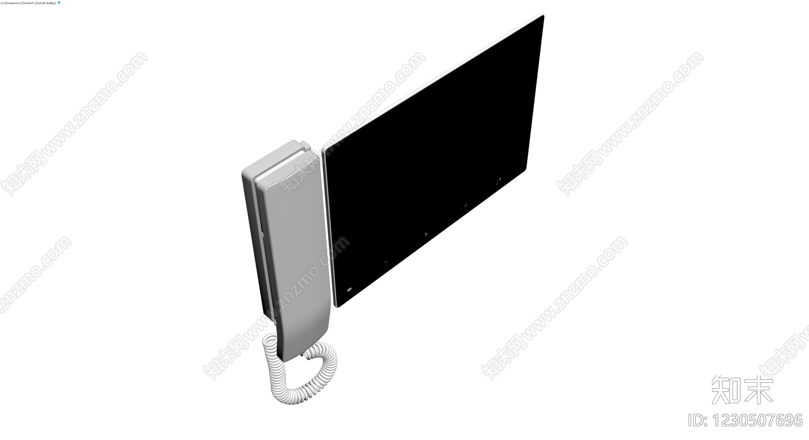 现代可视对讲机3D模型下载【ID:1230507696】