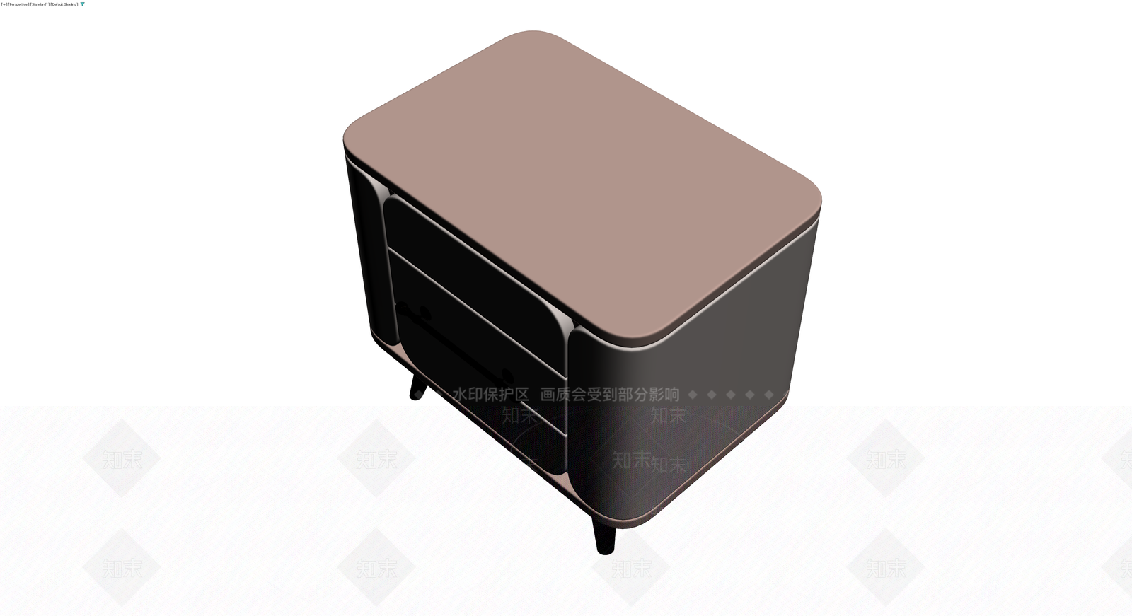 现代风格床头柜3D模型下载【ID:1230382771】