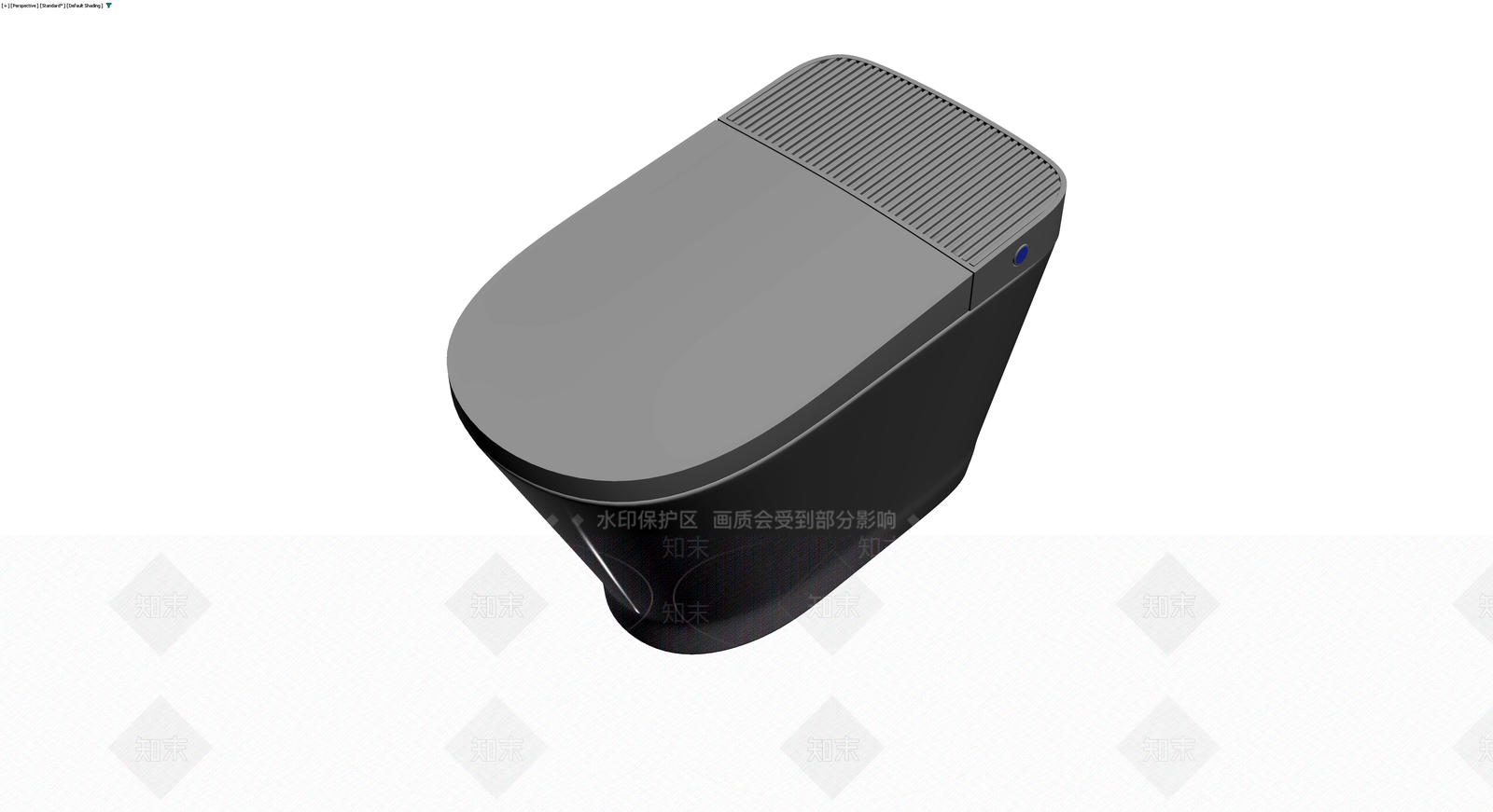 黑色智能马桶3D模型下载【ID:1230112258】