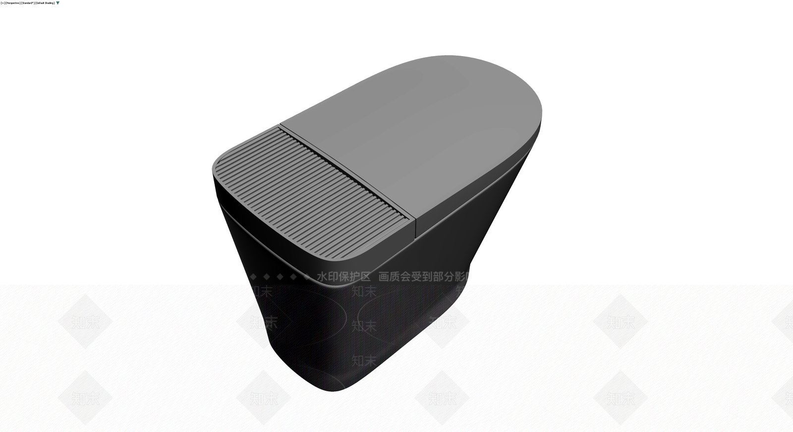 黑色智能马桶3D模型下载【ID:1230112258】