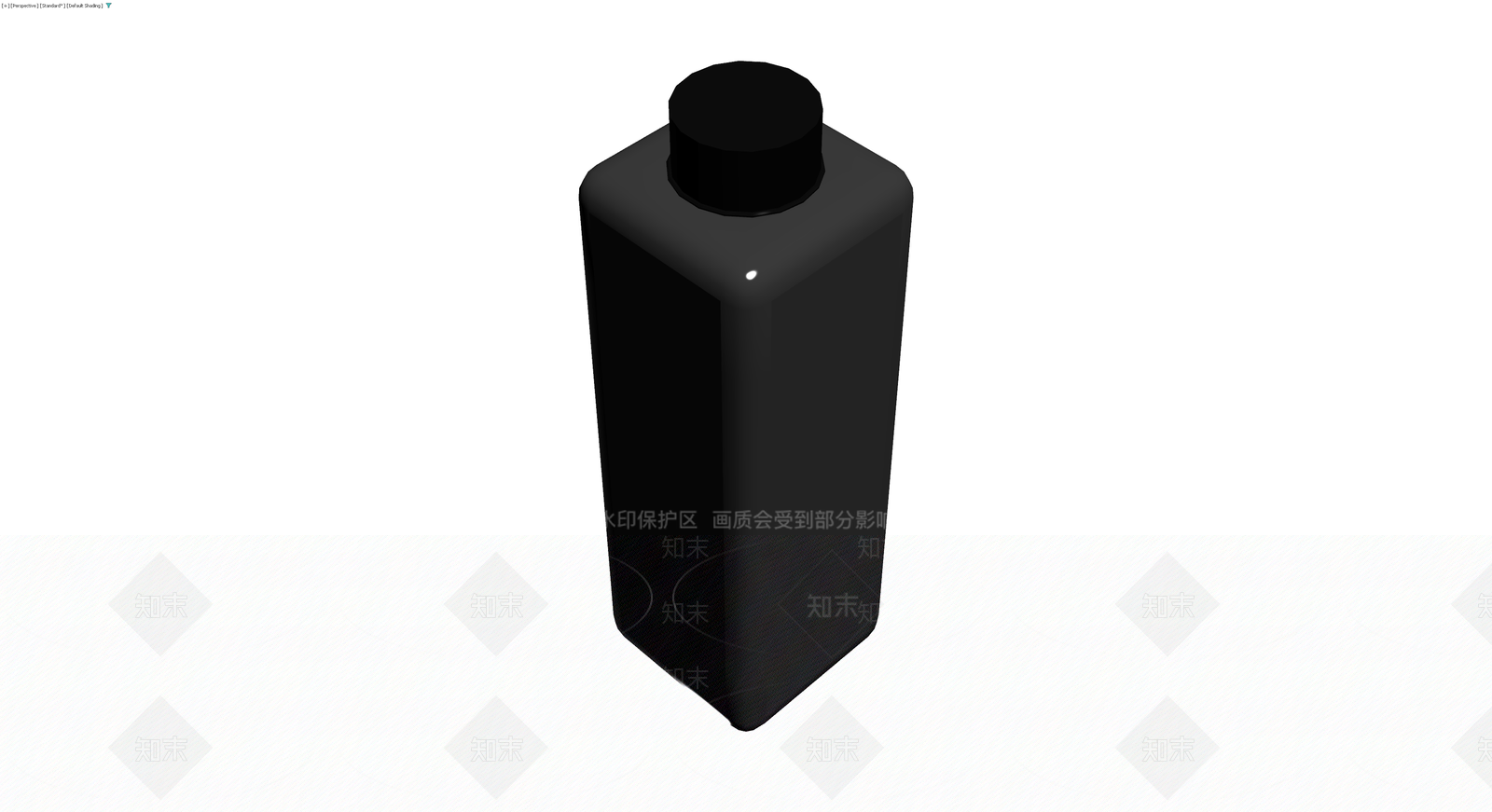 黑色方形面膜瓶3D模型下载【ID:1230622113】