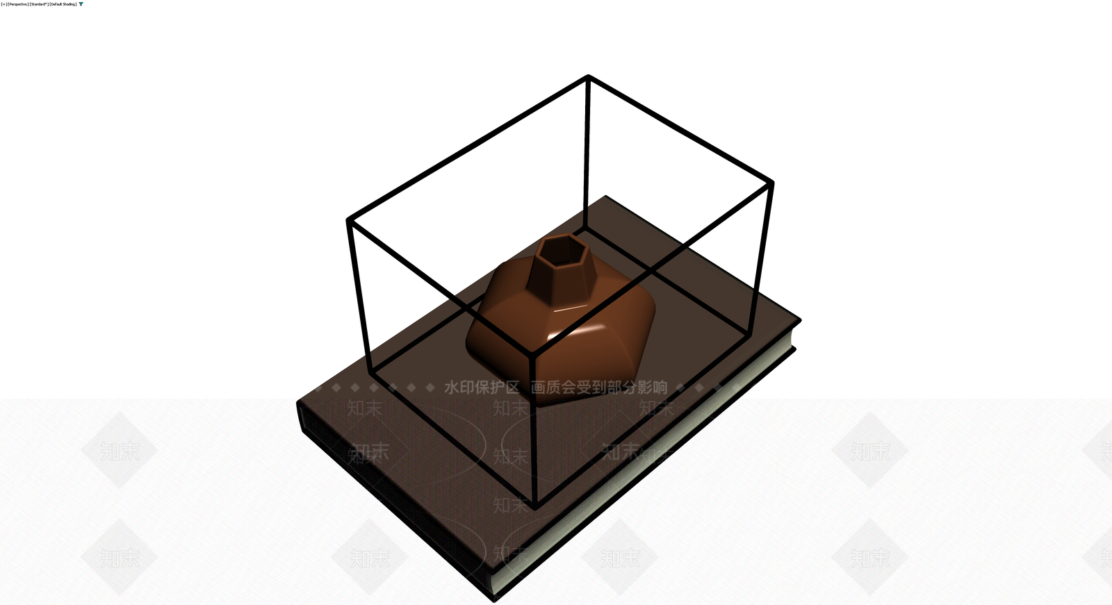 书籍与展示盒组合3D模型下载【ID:1230639265】