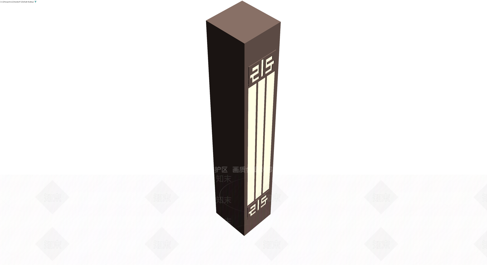 装饰性立柱灯3D模型下载【ID:1230786577】