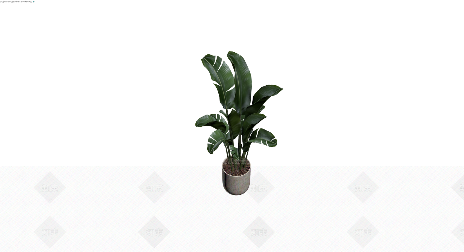 带盆仿真绿植盆栽3D模型下载【ID:1230565794】