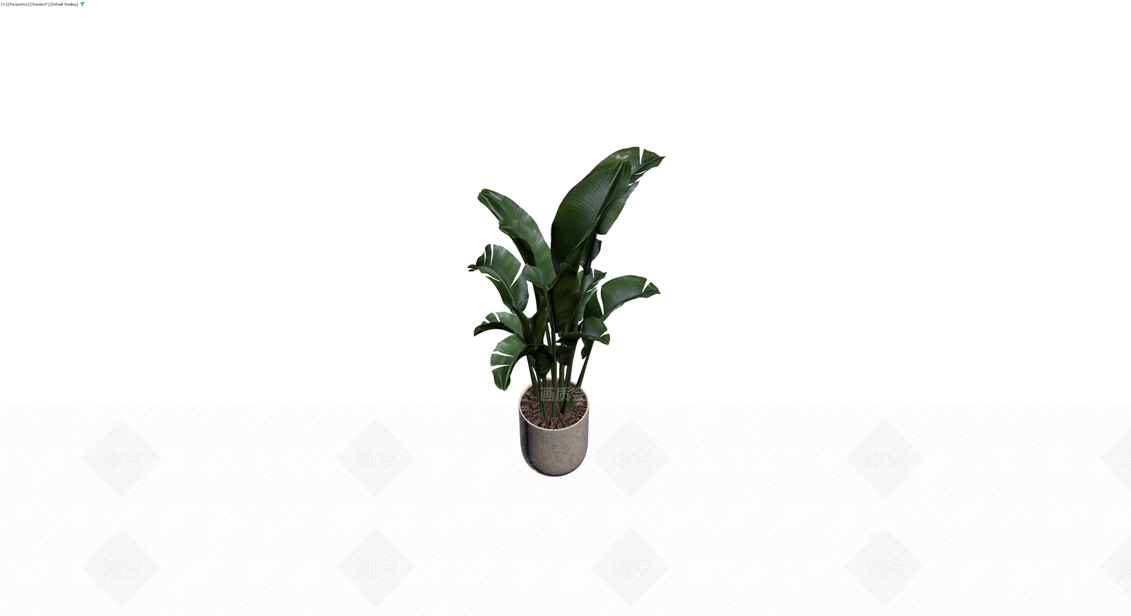 带盆仿真绿植盆栽3D模型下载【ID:1230565794】