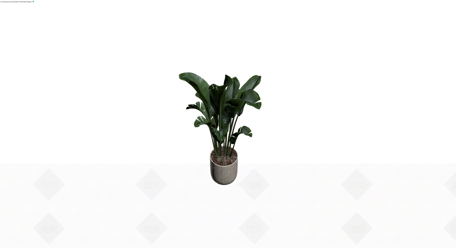 带盆仿真绿植盆栽3D模型下载【ID:1230565794】