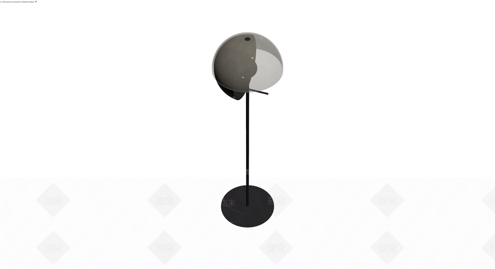 现代落地灯（灰模）3D模型下载【ID:1230542951】