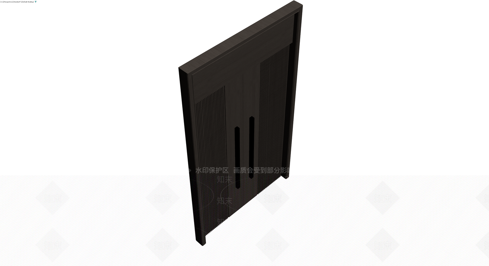深色双开门储物柜3D模型下载【ID:1230638321】