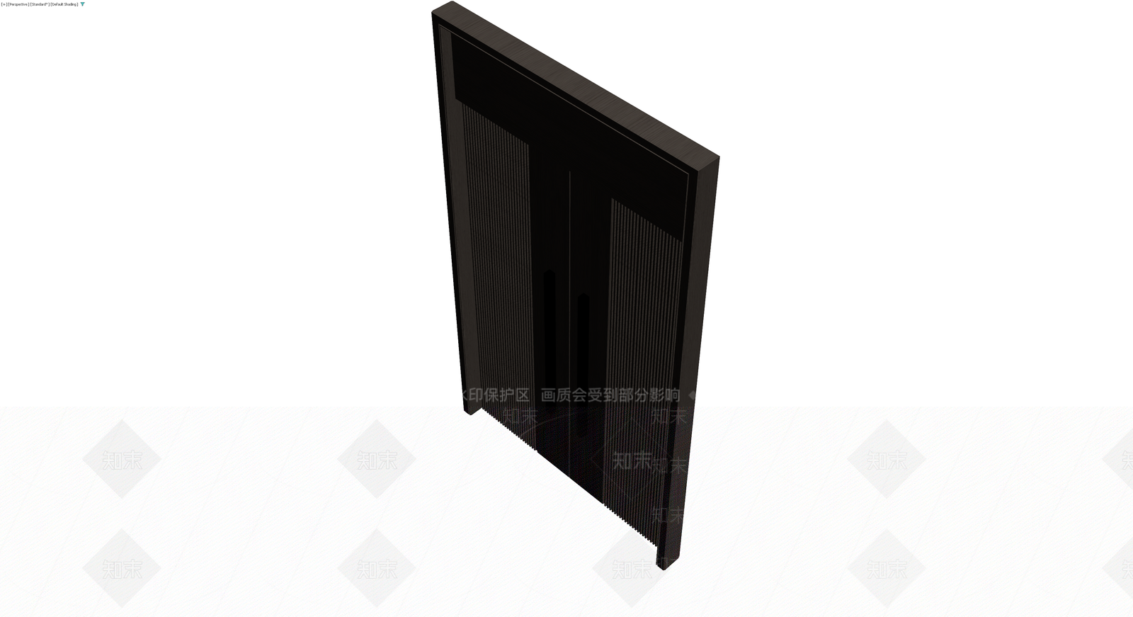 深色双开门储物柜3D模型下载【ID:1230638321】