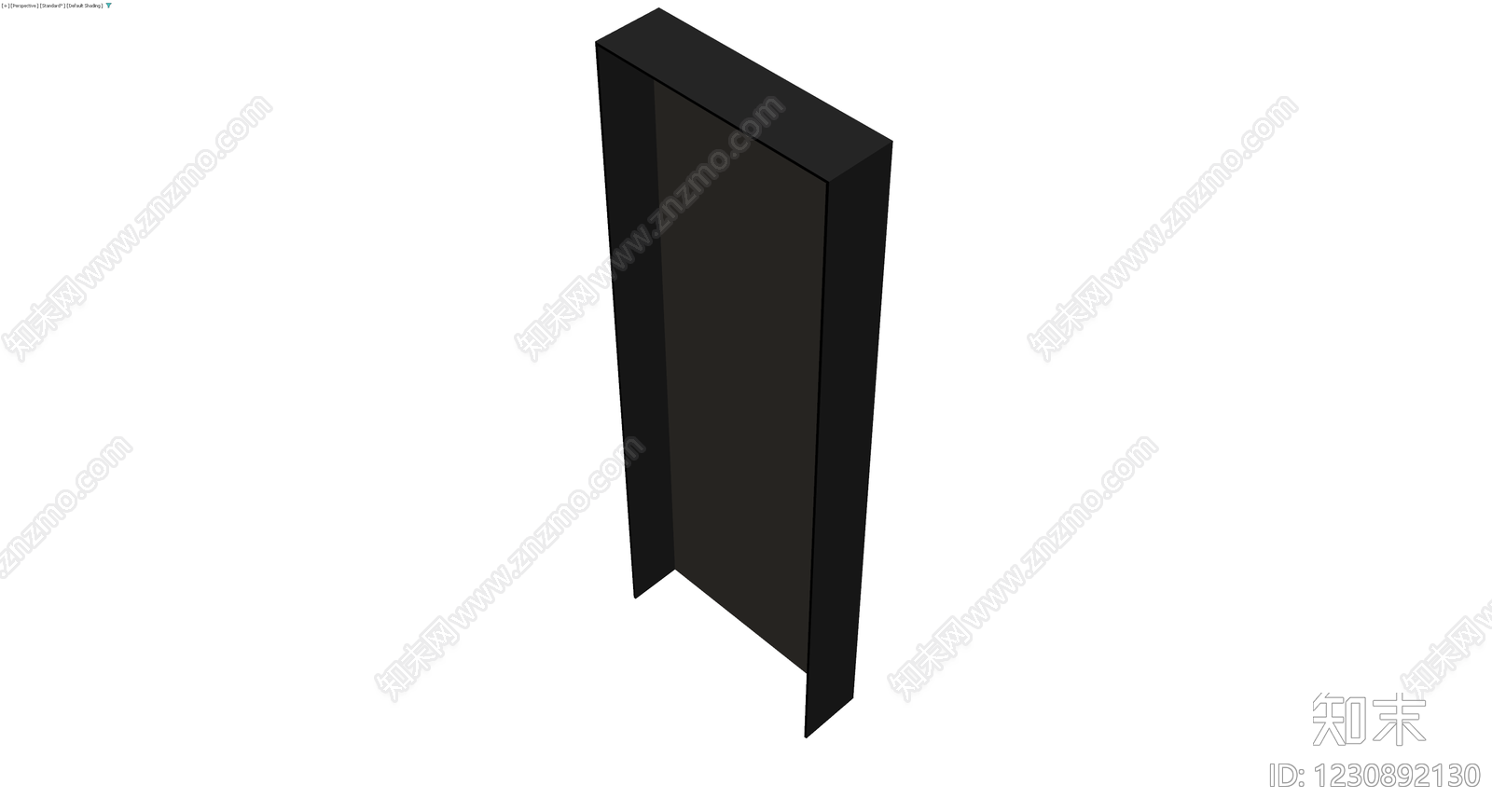 现代风格成品门3D模型下载【ID:1230892130】