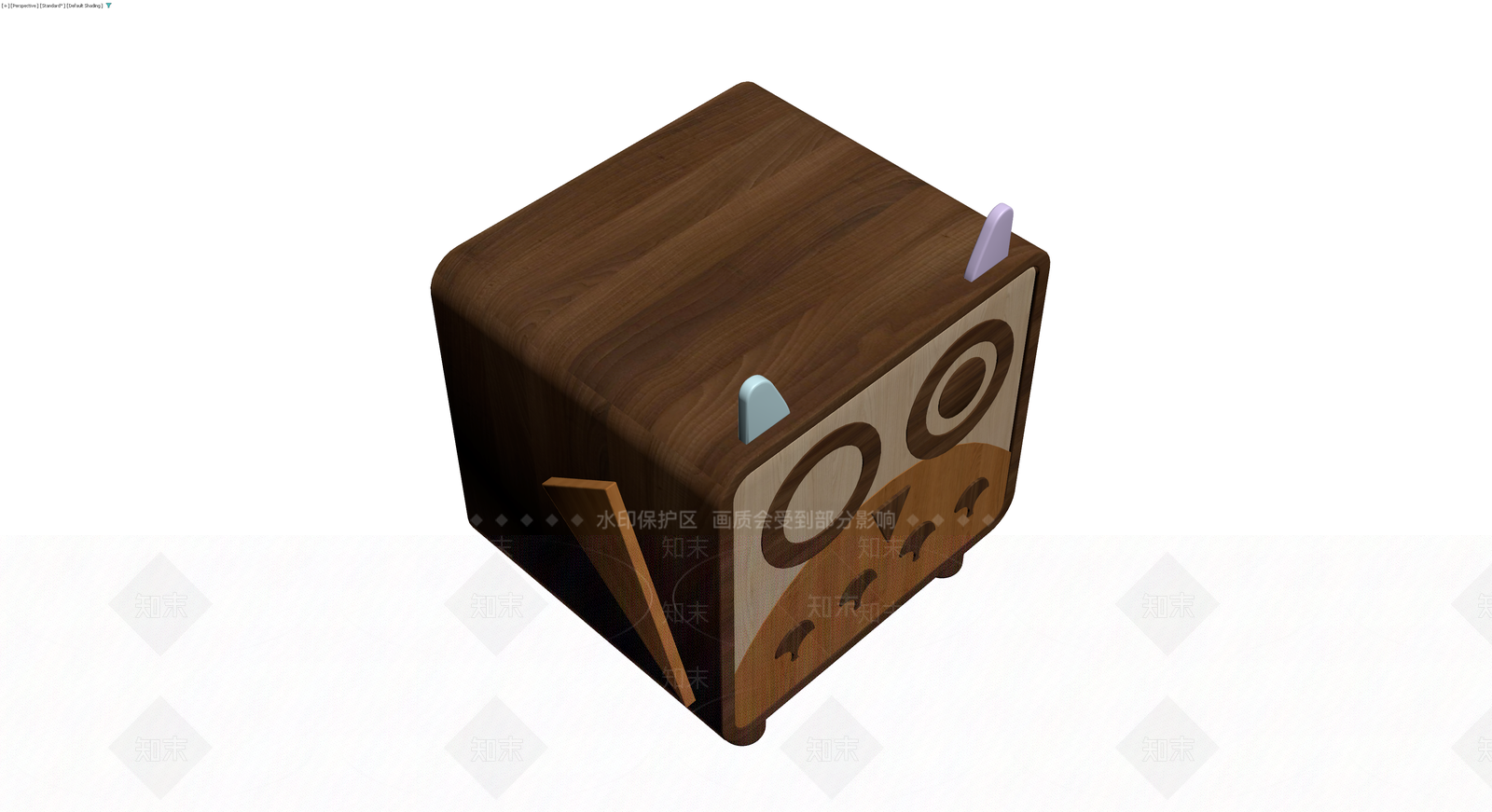 木质恐龙造型矮凳3D模型下载【ID:1229641776】