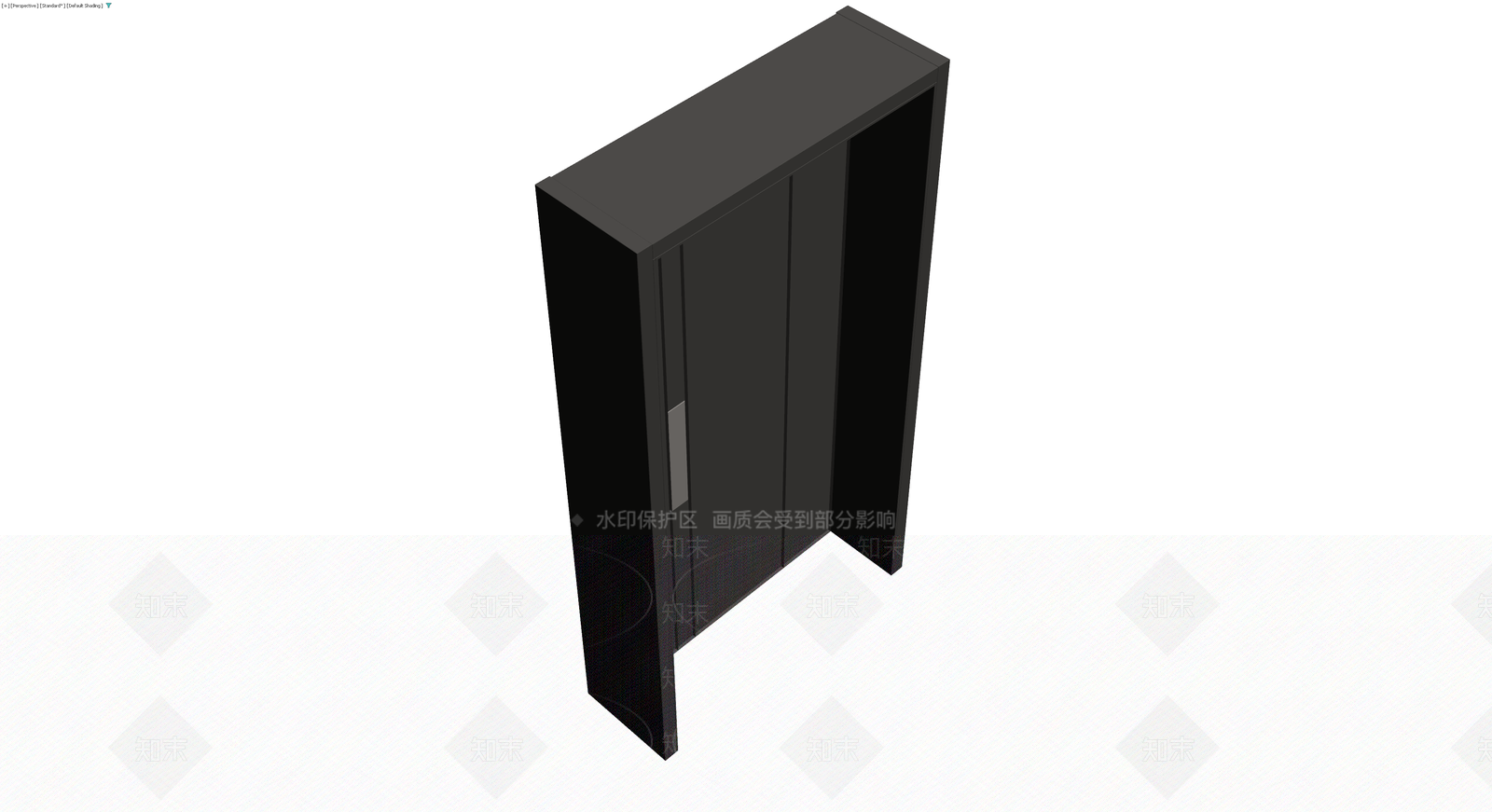 黑色智能保险柜3D模型下载【ID:1229966359】