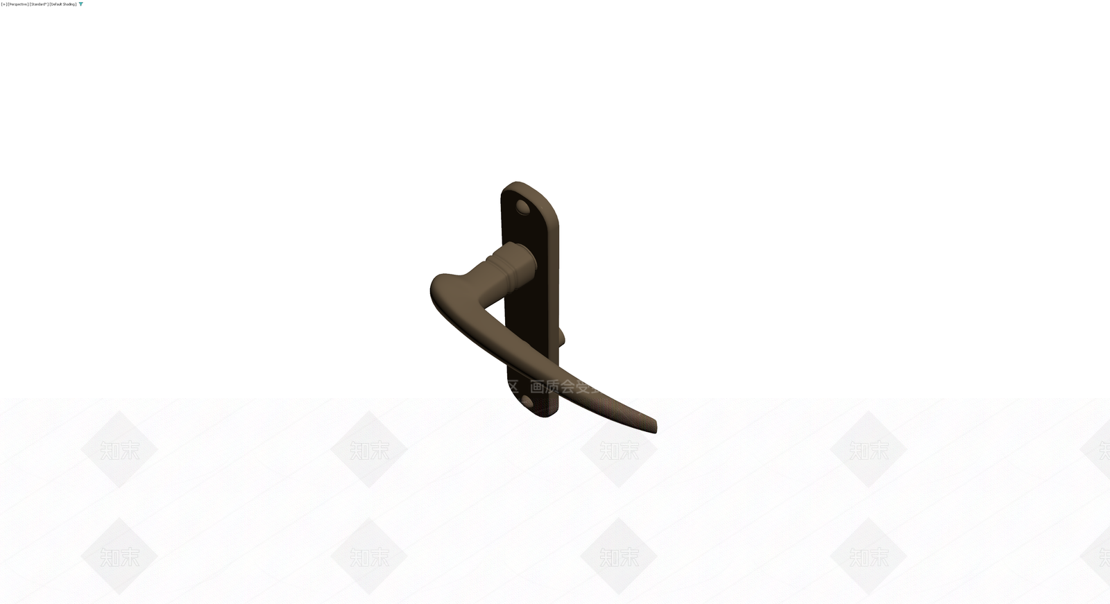 现代风格门锁把手3D模型下载【ID:1229915216】