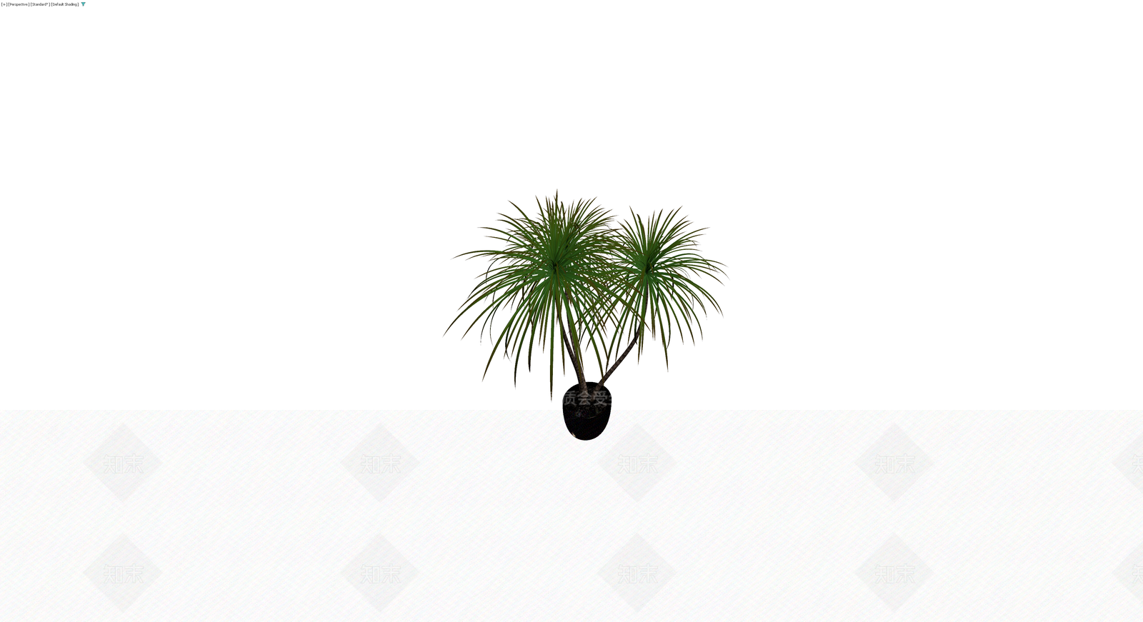三杆盆栽植物3D模型下载【ID:1230580897】