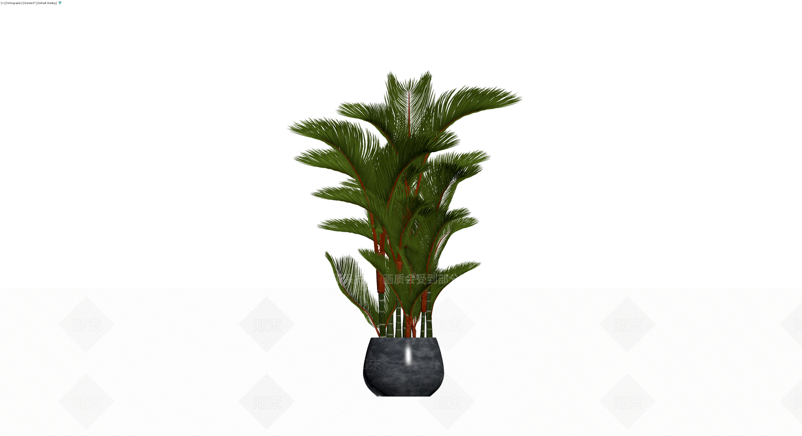 盆栽散尾葵绿植组合3D模型下载【ID:1230651690】