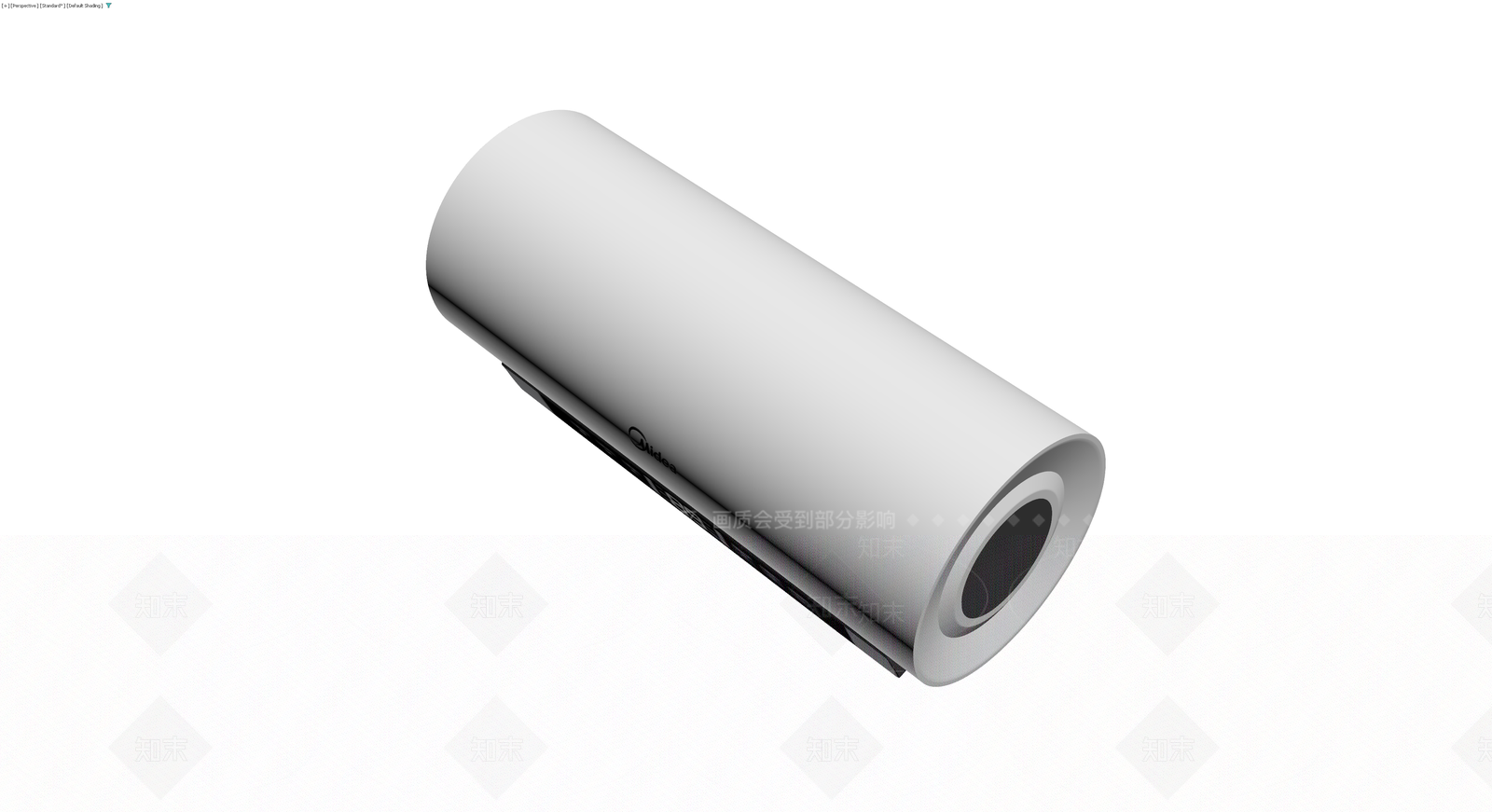 美的圆柱电热水器3D模型下载【ID:1229920597】