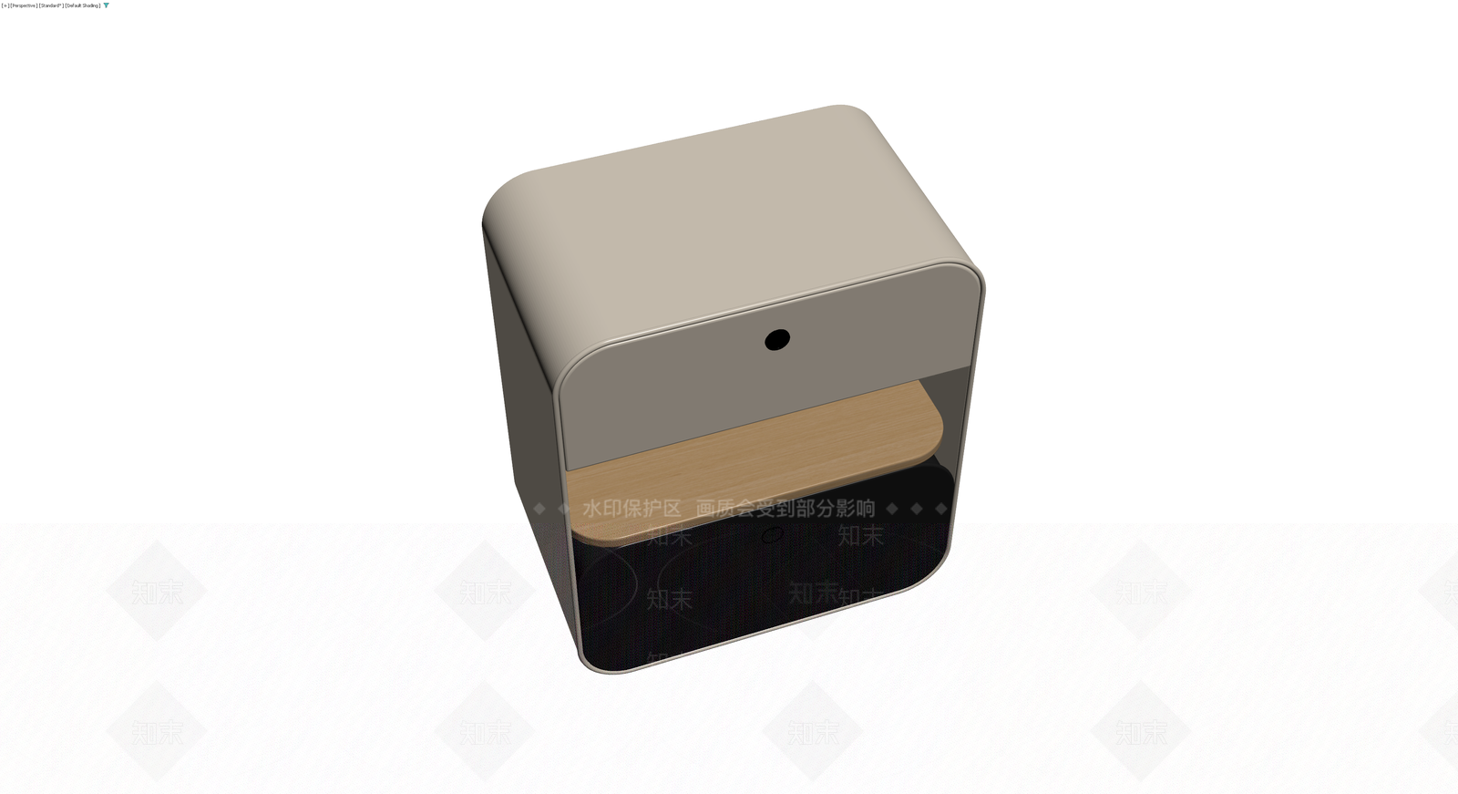 现代风格床头柜3D模型下载【ID:1230589031】