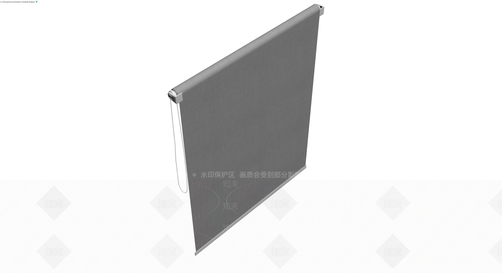 灰色布艺卷帘3D模型下载【ID:1229898054】