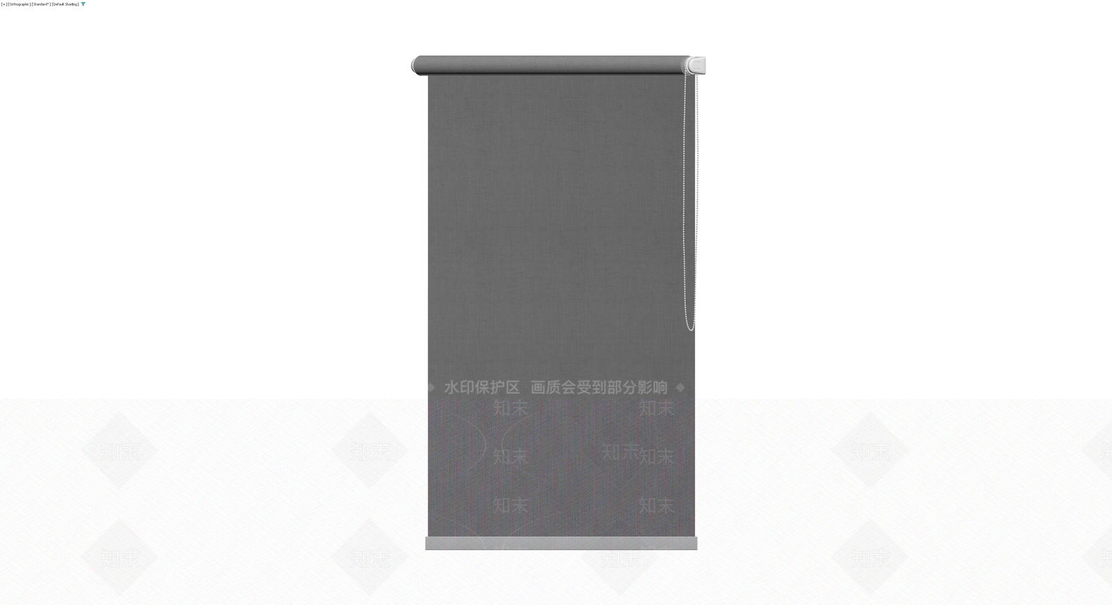 灰色布艺卷帘3D模型下载【ID:1229898054】