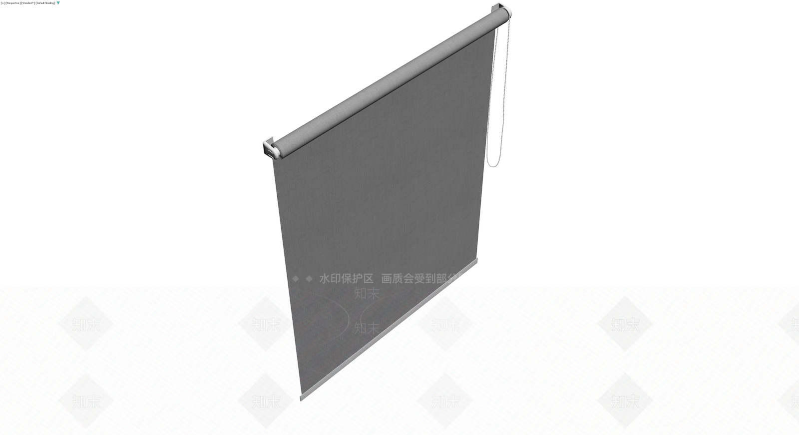 灰色布艺卷帘3D模型下载【ID:1229898054】