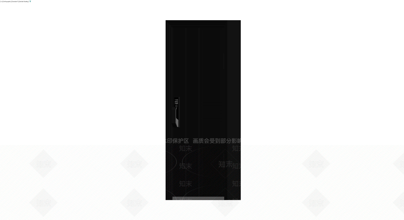 黑色双开门保险柜3D模型下载【ID:1230588242】