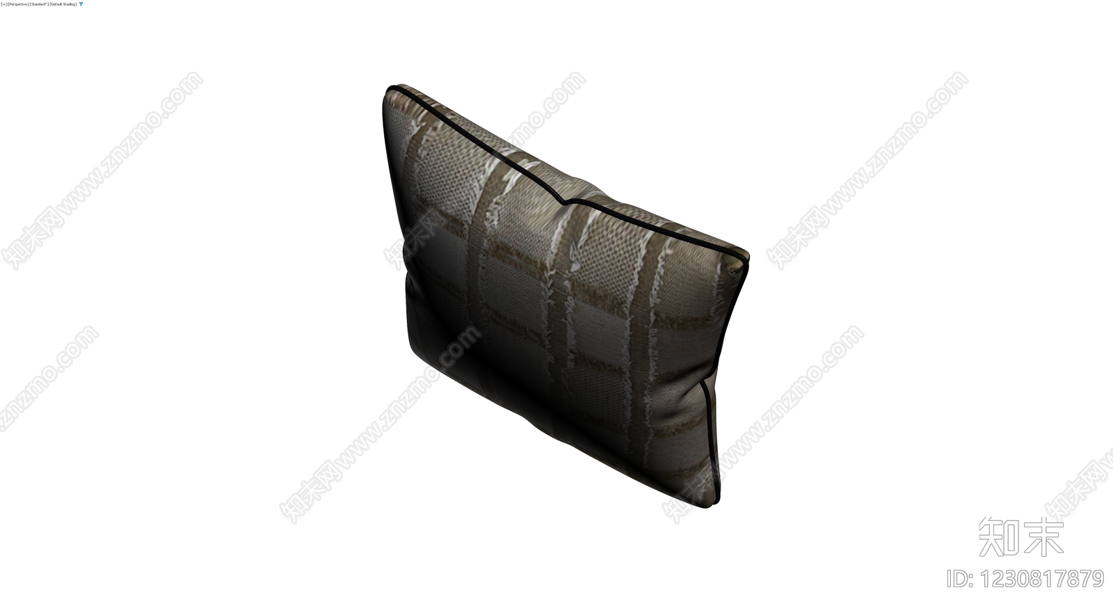 格纹布艺软垫3D模型下载【ID:1230817879】