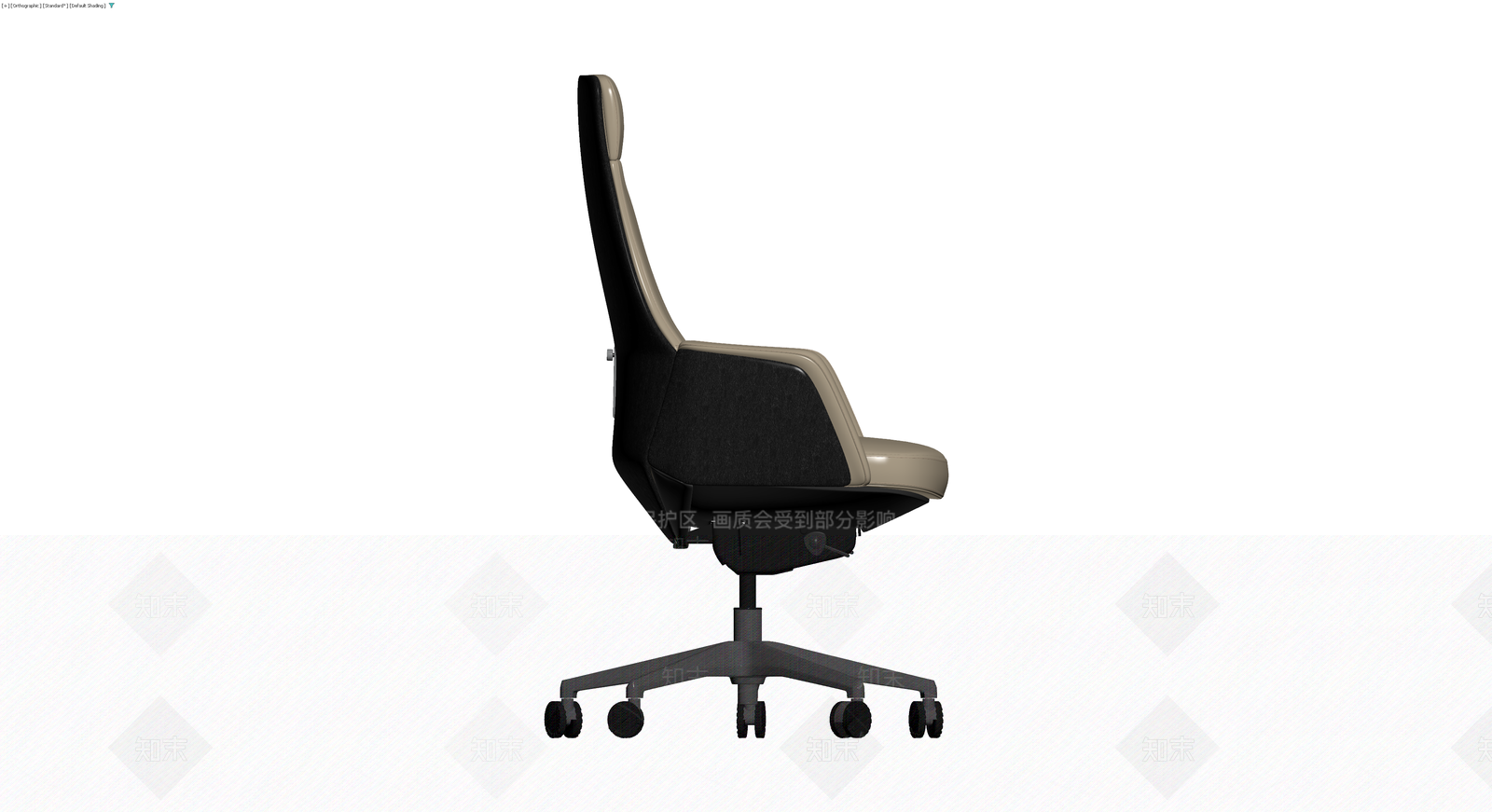 现代米色办公椅3D模型下载【ID:1229931507】
