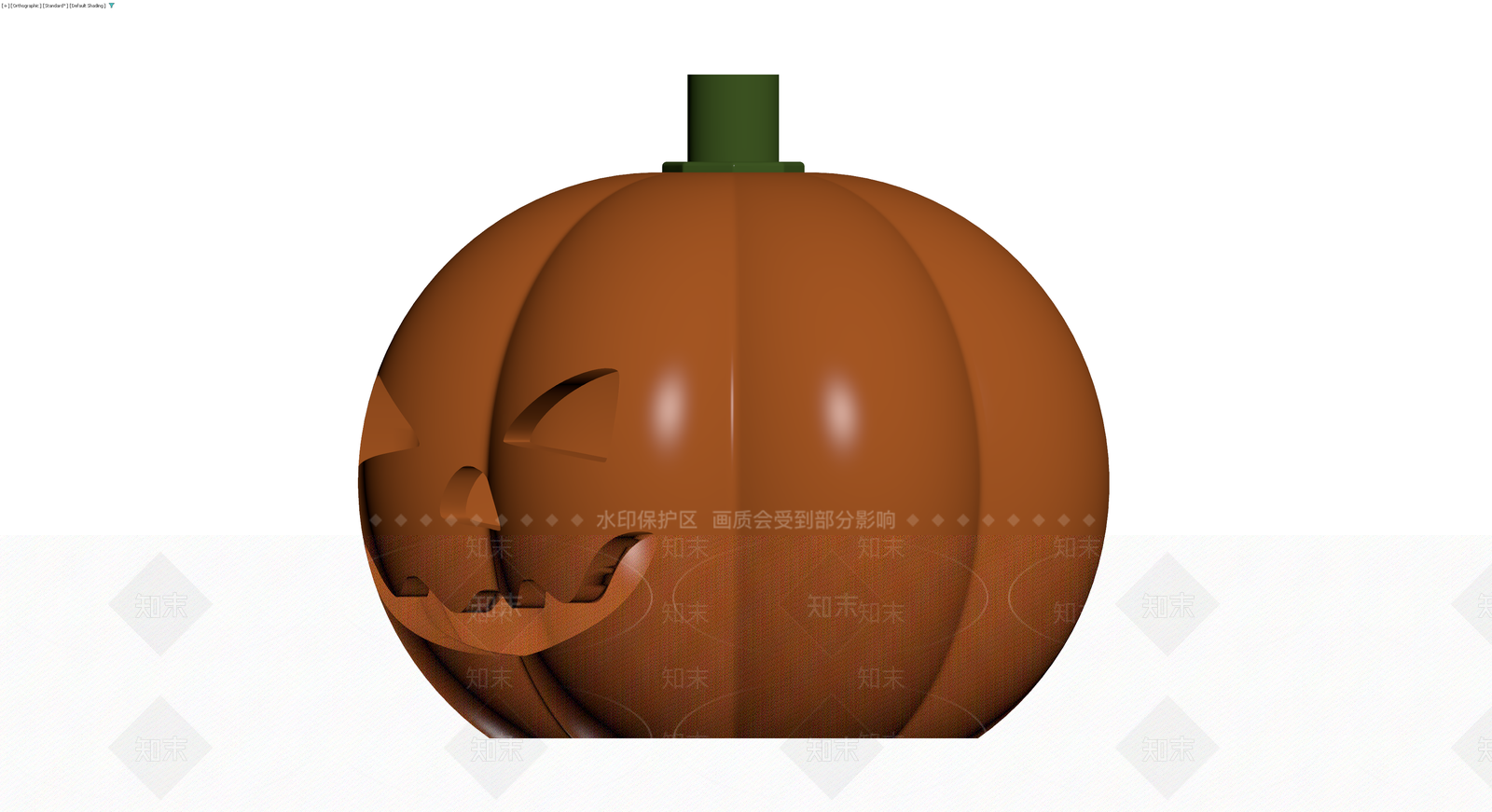 万圣节雕刻南瓜灯3D模型下载【ID:1229673139】