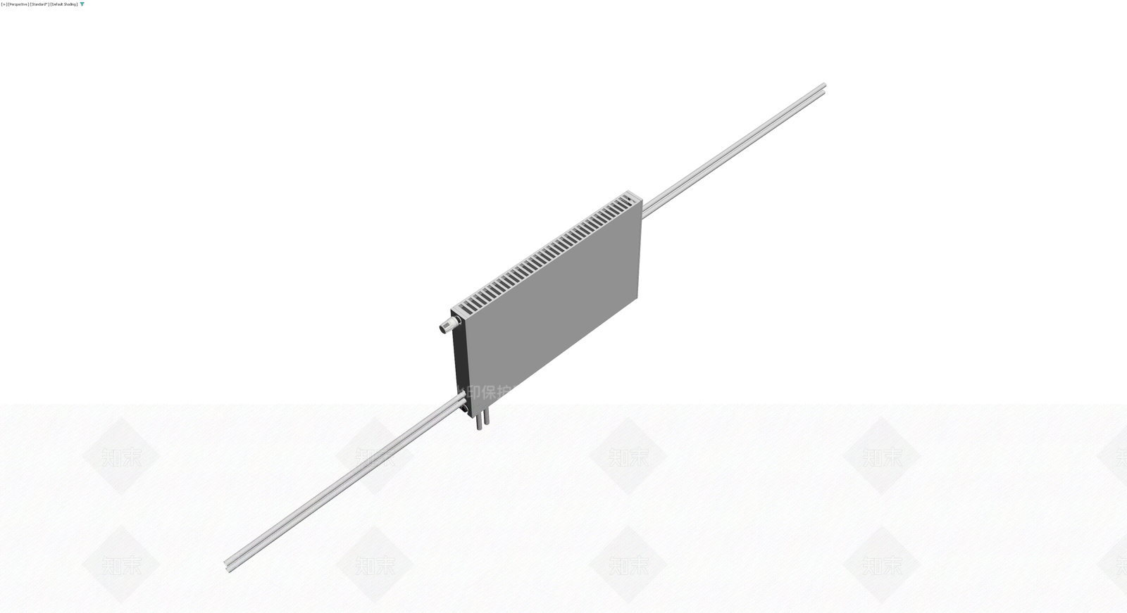 双管板式散热器模型3D模型下载【ID:1230540281】