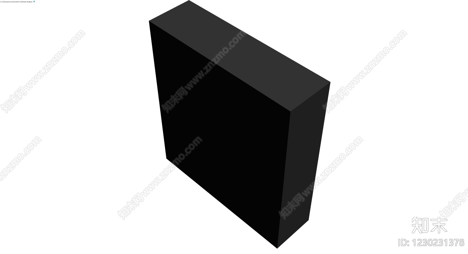 黑色木纹储物柜3D模型下载【ID:1230231378】
