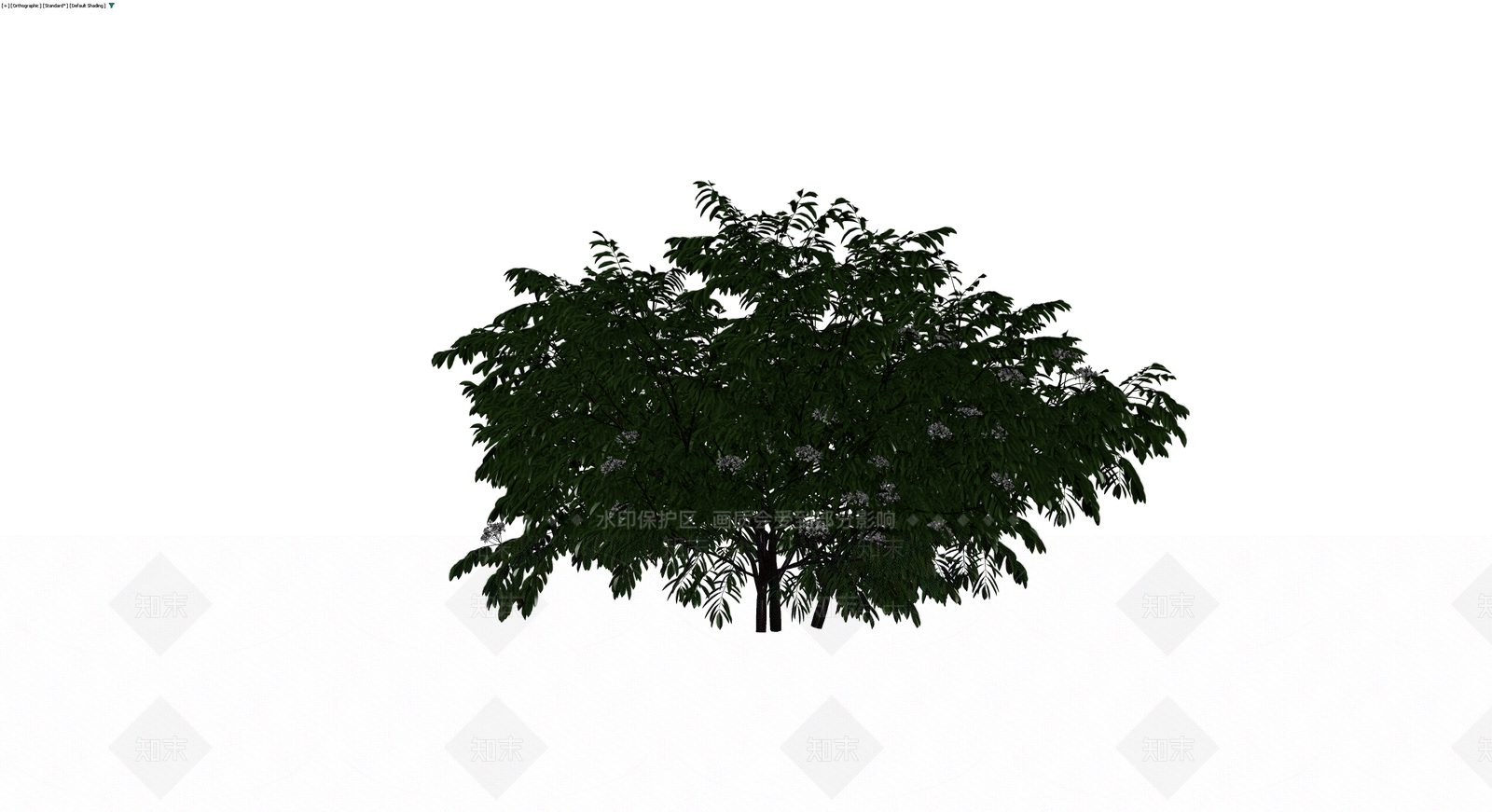 带花景观观乔木3D模型下载【ID:1230623439】