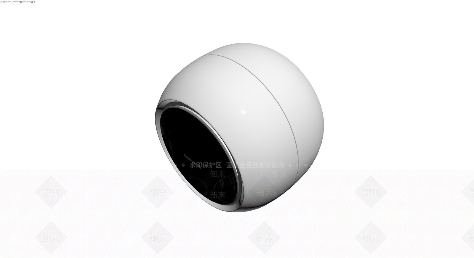 白色球形蓝牙音箱3D模型下载【ID:1229885108】