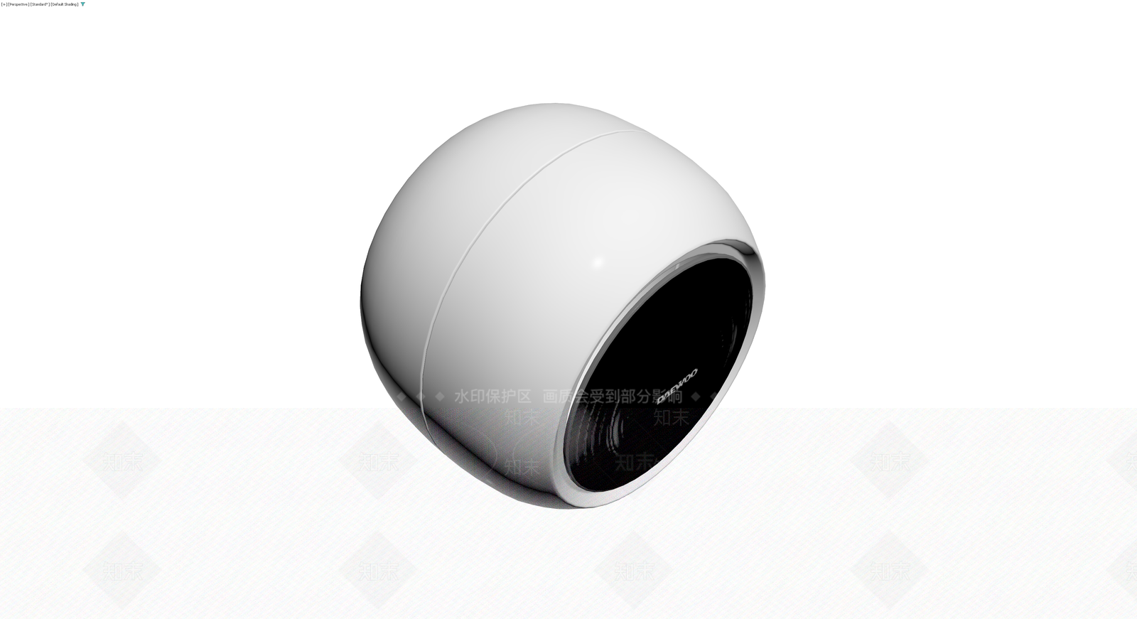 白色球形蓝牙音箱3D模型下载【ID:1229885108】