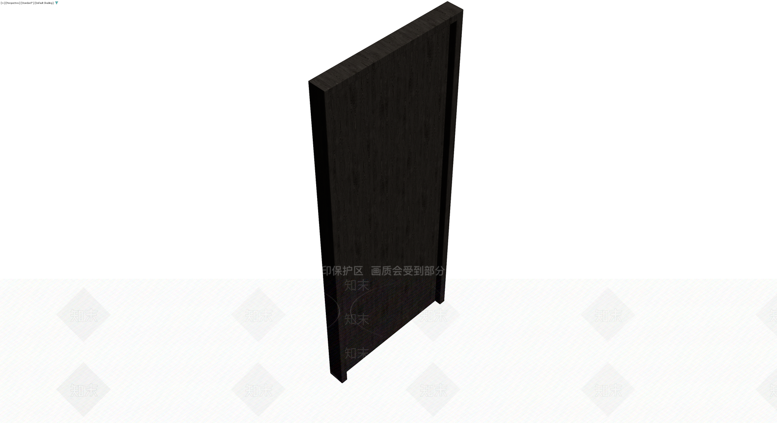 深色木纹成品门3D模型下载【ID:1229647472】