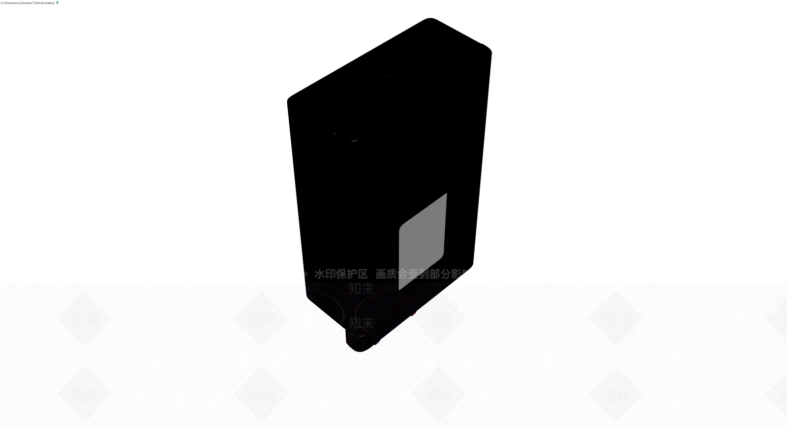 黑色燃气热水器3D模型下载【ID:1230735826】