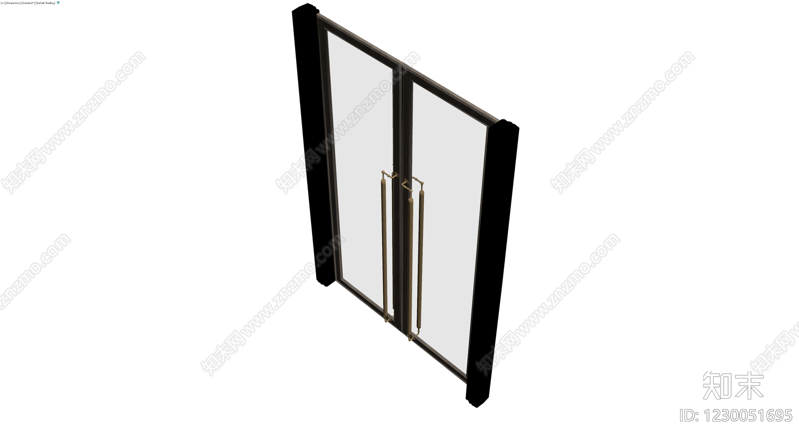 双开玻璃门模型3D模型下载【ID:1230051695】