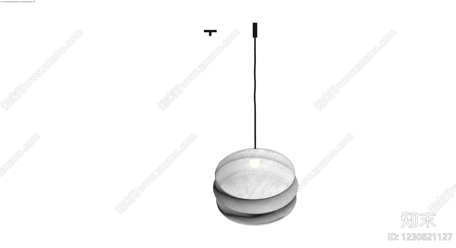 白色纹理吊灯组合3D模型下载【ID:1230821127】