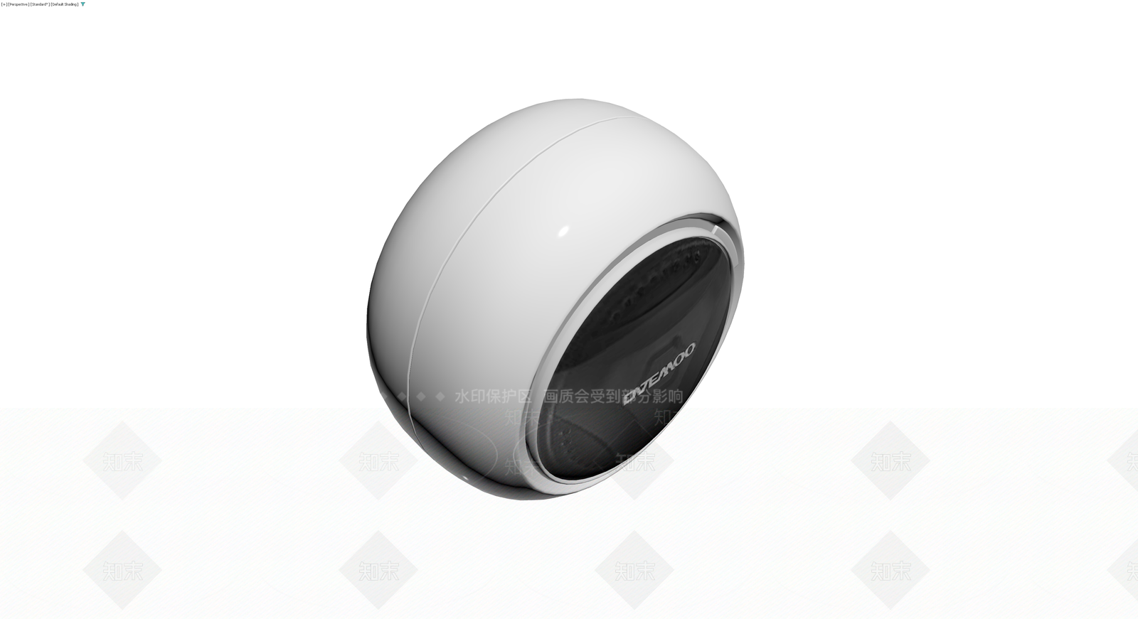 白色球形智能音箱3D模型下载【ID:1230541566】