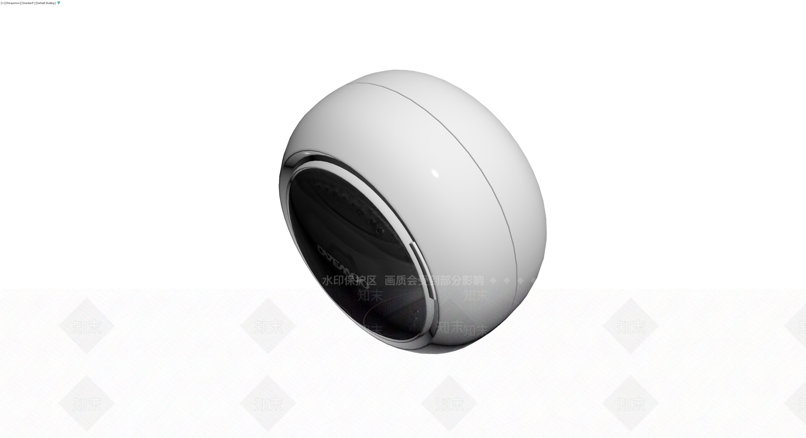 白色球形智能音箱3D模型下载【ID:1230541566】