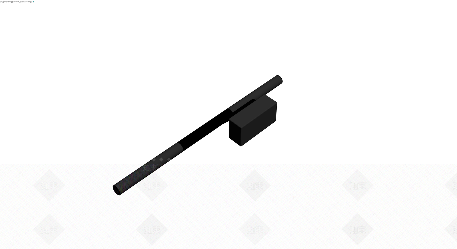 黑色长柄清洁工具3D模型下载【ID:1230087094】