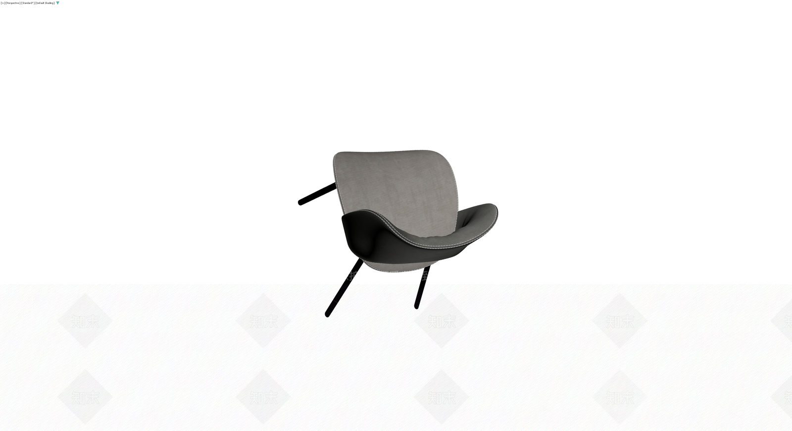 现代风格软包休闲椅3D模型下载【ID:1230094433】