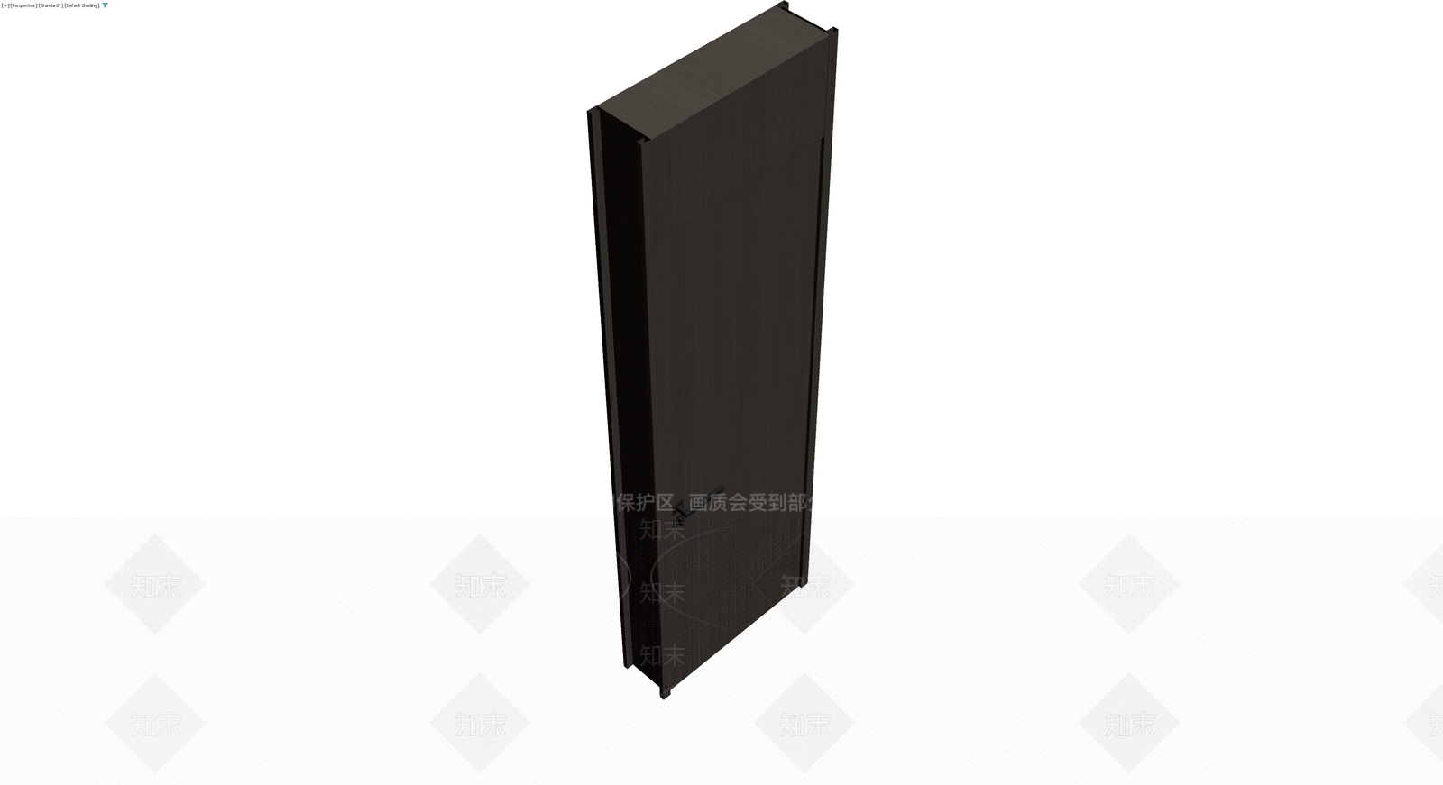 深色木纹单开门3D模型下载【ID:1230187851】