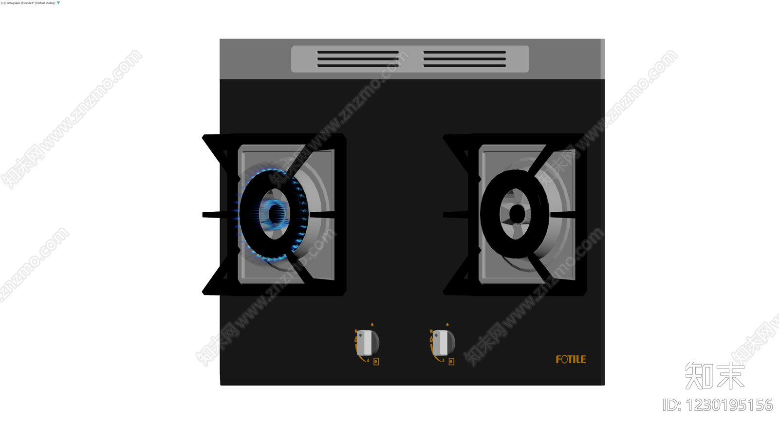 双头燃气灶模型3D模型下载【ID:1230195156】