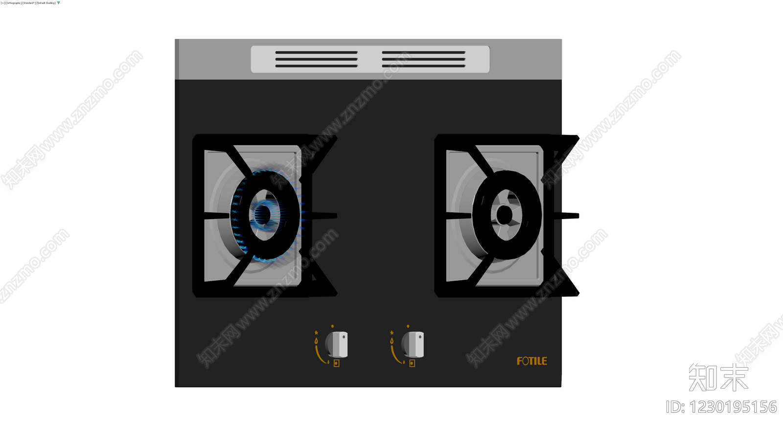 双头燃气灶模型3D模型下载【ID:1230195156】