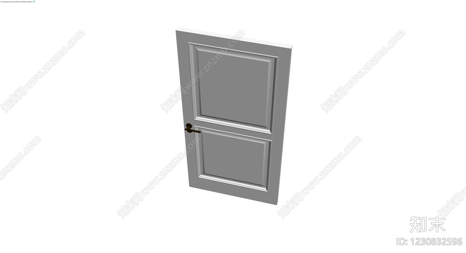 双板装饰门3D模型下载【ID:1230832596】