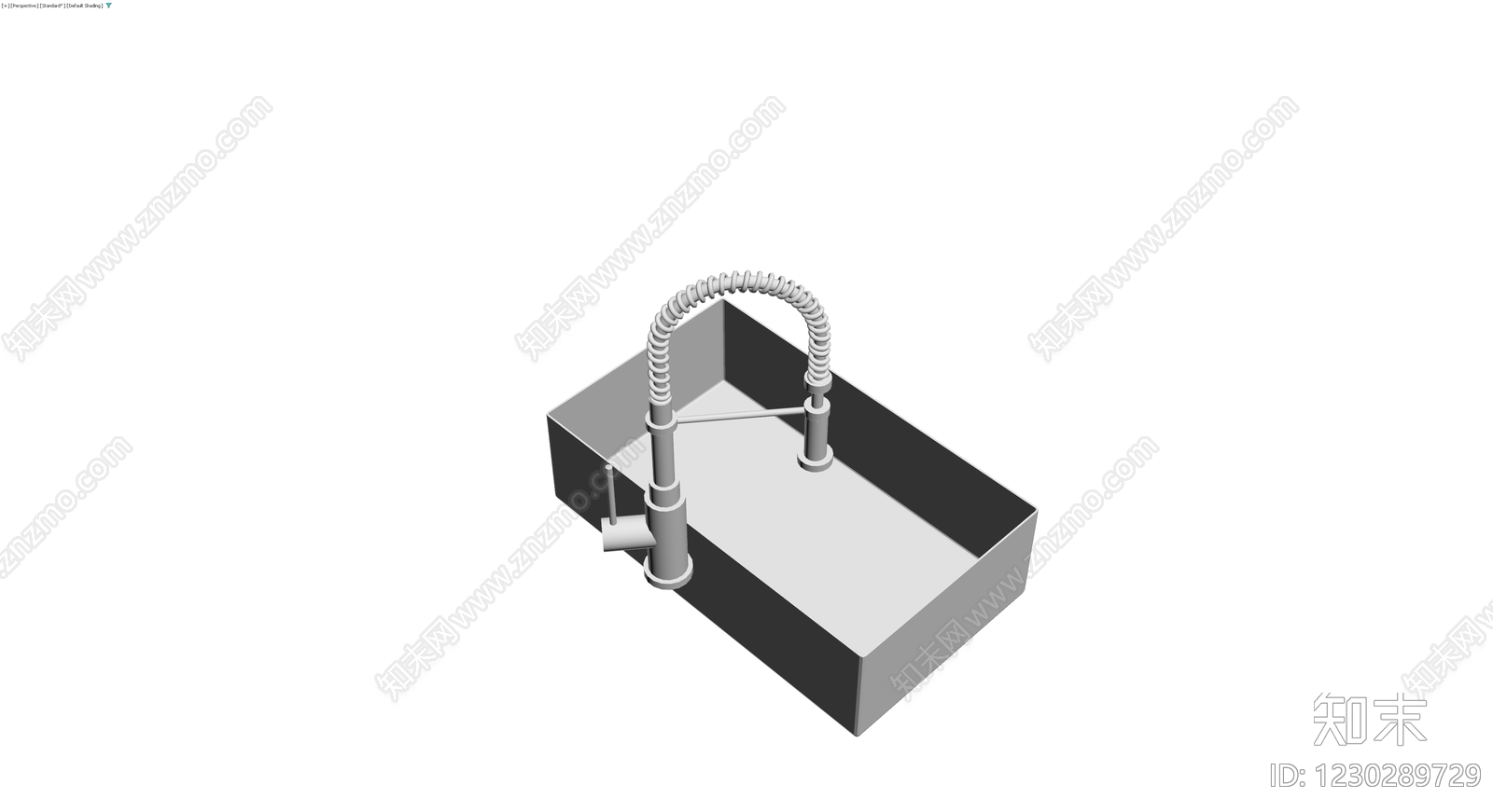 厨房水龙头组件3D模型下载【ID:1230289729】